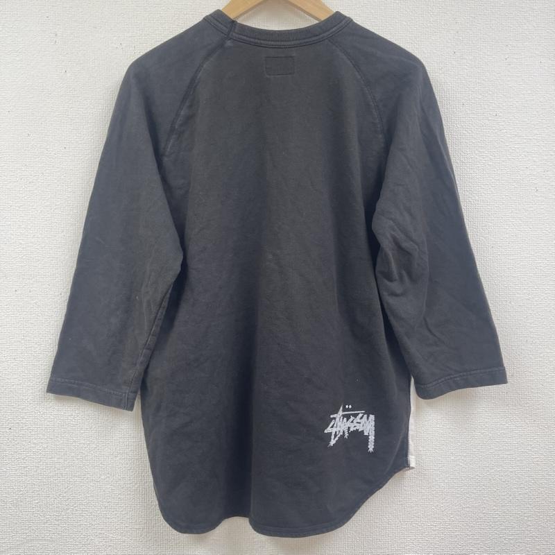 ステューシー STUSSY Tシャツ 七分袖 90s 00s OLD STUSSY ラグラン 七分袖 カットソー Tシャツ M 黒 / ブラック / black メンズ USED 古着 中古 50164500