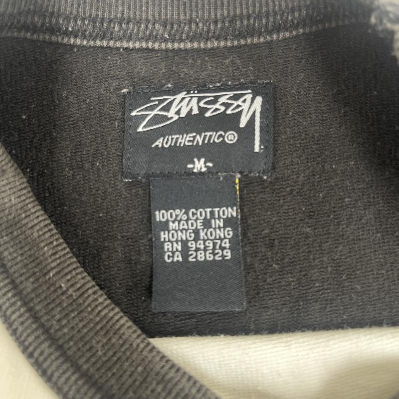 ステューシー STUSSY Tシャツ 七分袖 90s 00s OLD STUSSY ラグラン 七分袖 カットソー Tシャツ M 黒 / ブラック / black メンズ USED 古着 中古 50164500