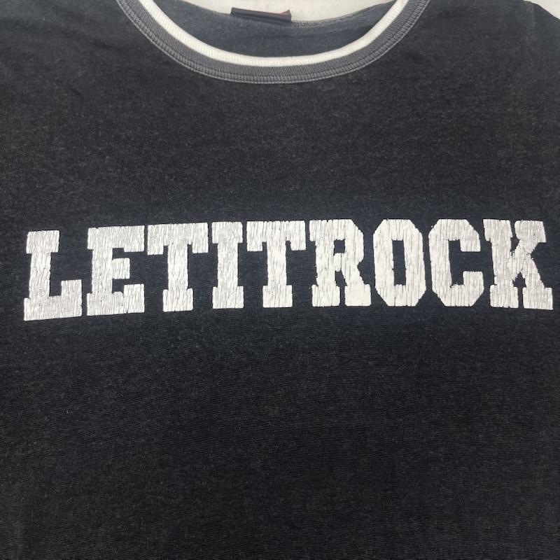 レットイットライド LET IT RIDE Tシャツ 半袖 90s 00s レーヨン混 リンガー Tシャツ カットソー L 黒 / ブラック / black メンズ USED 古着 中古 50164501