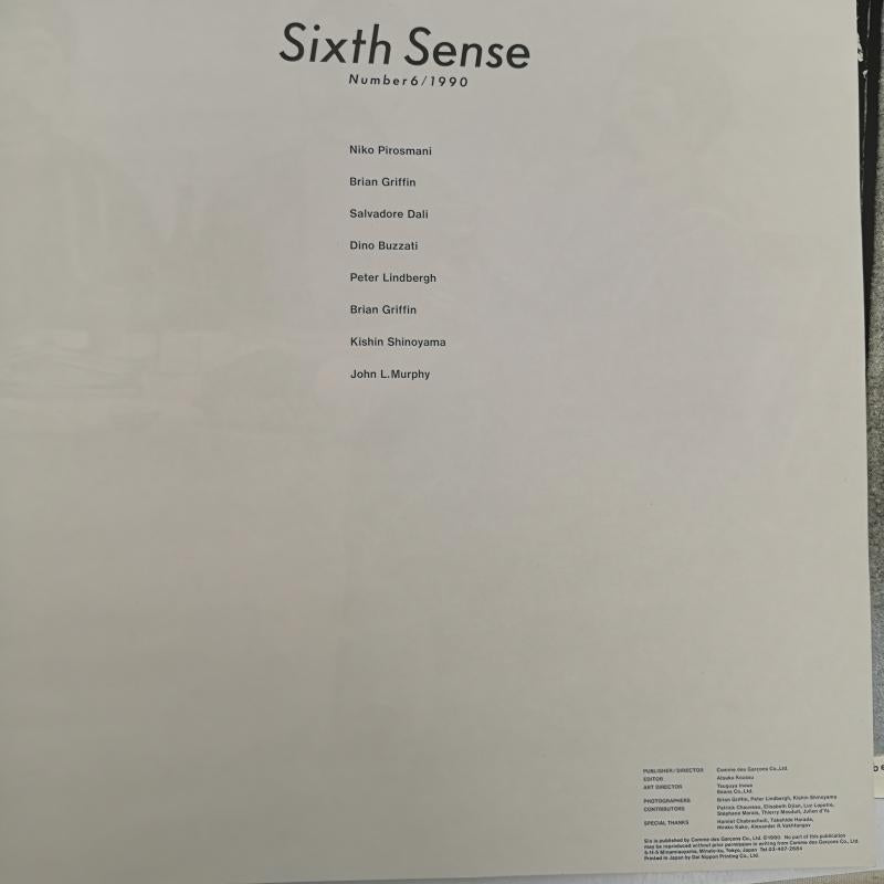 コムデギャルソン COMME des GARCONS ファッション小物 ファッション小物 ヴィジュアル マガジン SIX Sixth Sense 第6号1990年刊行 - メンズ USED 古着 中古 50164503