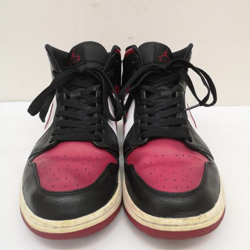 ナイキ NIKE スニーカー スニーカー 554724-066 AIR JORDAN 1 MID エア ジョーダン 1 ミッド 29.0cm 黒 / ブラック / black メンズ USED 古着 中古 50164506