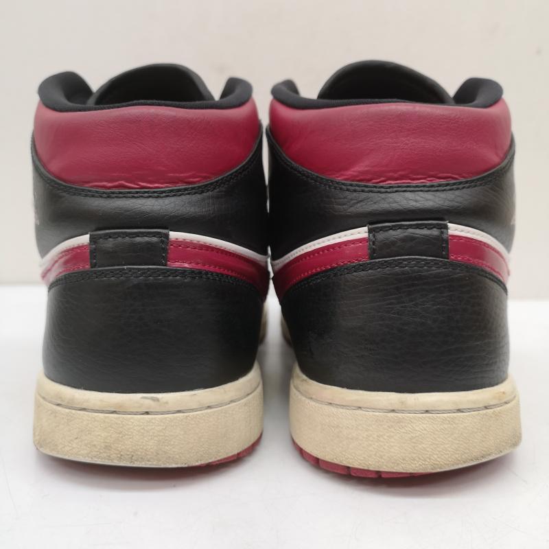 ナイキ NIKE スニーカー スニーカー 554724-066 AIR JORDAN 1 MID エア ジョーダン 1 ミッド 29.0cm 黒 / ブラック / black メンズ USED 古着 中古 50164506