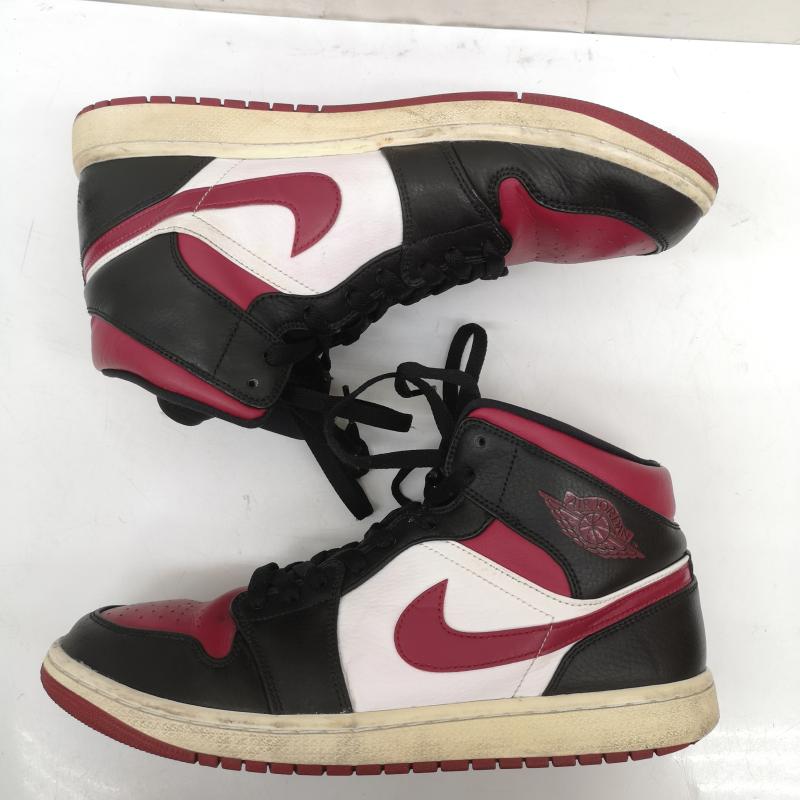 ナイキ NIKE スニーカー スニーカー 554724-066 AIR JORDAN 1 MID エア ジョーダン 1 ミッド 29.0cm 黒 / ブラック / black メンズ USED 古着 中古 50164506