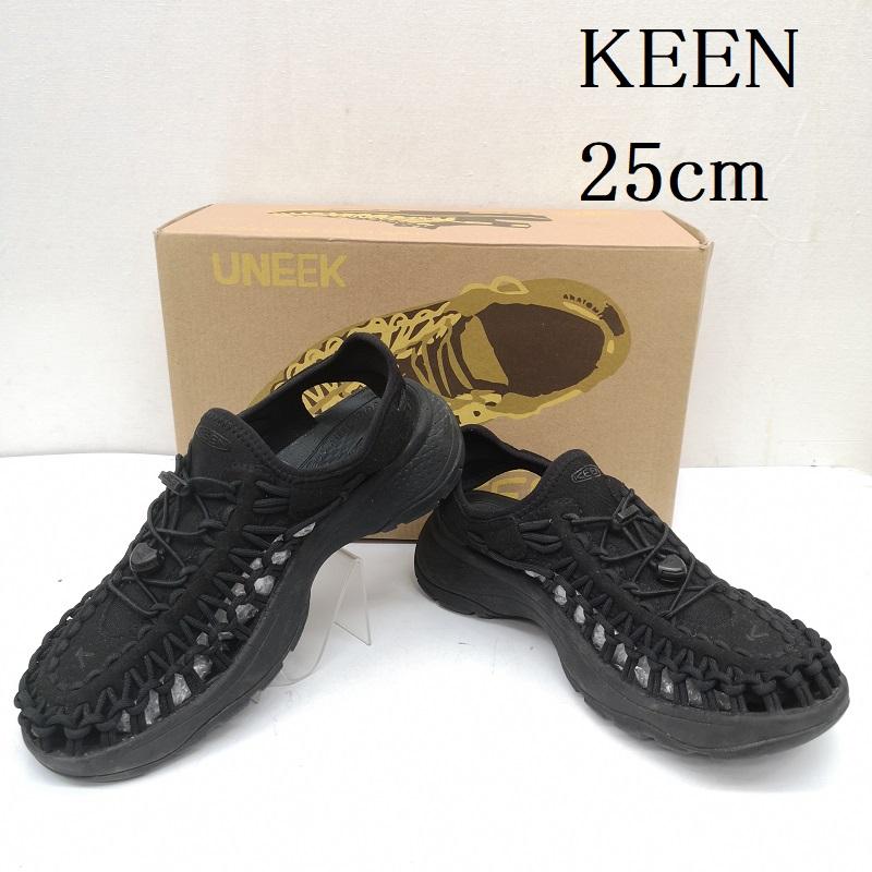 キーン KEEN サンダル サンダル UNEEK ASTORIA ユニーク アストリア スポーツ サンダル 25.0cm 黒 / ブラック / black レディース USED 古着 中古 50164507