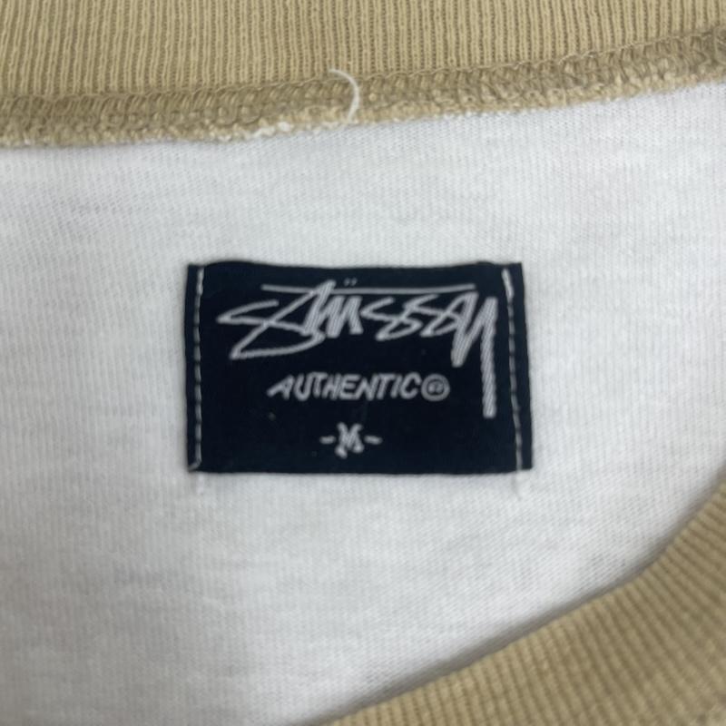 ステューシー STUSSY Tシャツ 七分袖 90s 00s 8ボール 7分袖 ラグラン Tシャツ カットソー M ベージュ / ベージュ / beige メンズ USED 古着 中古 50164508