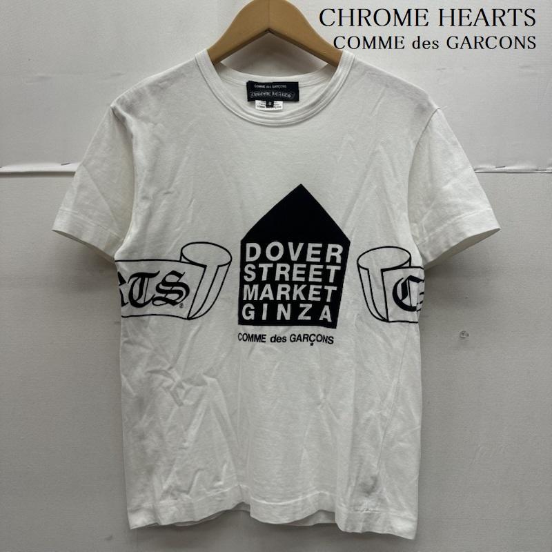 クロムハーツ CHROME HEARTS Tシャツ 半袖 12ss COMME des GARCONS DSM別注 スクロール ラベル プリント Tシャツ ZI-T001 S 白 / ホワイト / white メンズ USED 古着 中古 50164510