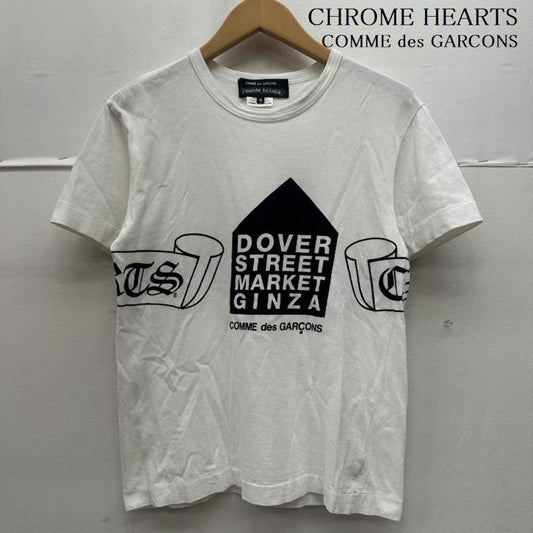 クロムハーツ CHROME HEARTS Tシャツ 半袖 12ss COMME des GARCONS DSM別注 スクロール ラベル プリント Tシャツ ZI-T001 S 白 / ホワイト / white メンズ USED 古着 中古 50164510