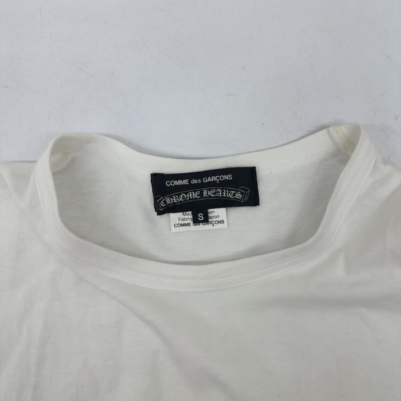 クロムハーツ CHROME HEARTS Tシャツ 半袖 12ss COMME des GARCONS DSM別注 スクロール ラベル プリント Tシャツ ZI-T001 S 白 / ホワイト / white メンズ USED 古着 中古 50164510