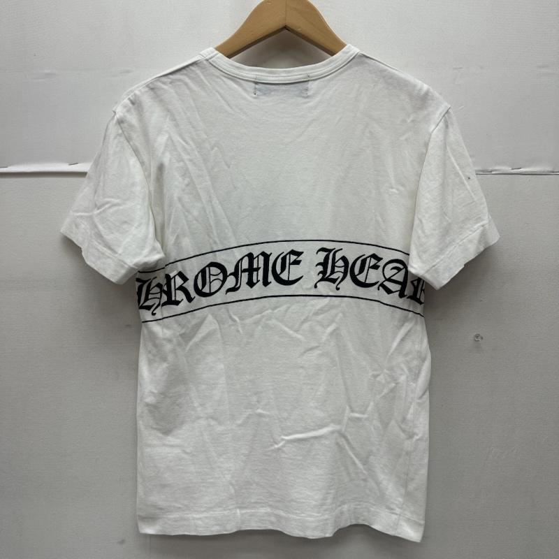 クロムハーツ CHROME HEARTS Tシャツ 半袖 12ss COMME des GARCONS DSM別注 スクロール ラベル プリント Tシャツ ZI-T001 S 白 / ホワイト / white メンズ USED 古着 中古 50164510