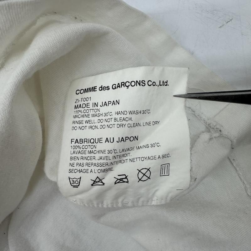 クロムハーツ CHROME HEARTS Tシャツ 半袖 12ss COMME des GARCONS DSM別注 スクロール ラベル プリント Tシャツ ZI-T001 S 白 / ホワイト / white メンズ USED 古着 中古 50164510