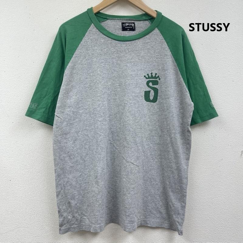 ステューシー STUSSY Tシャツ 半袖 90s 00s Old Stussy ラグランスリーブ ロゴ プリント Tシャツ M 白 / ホワイト / white メンズ USED 古着 中古 50164511
