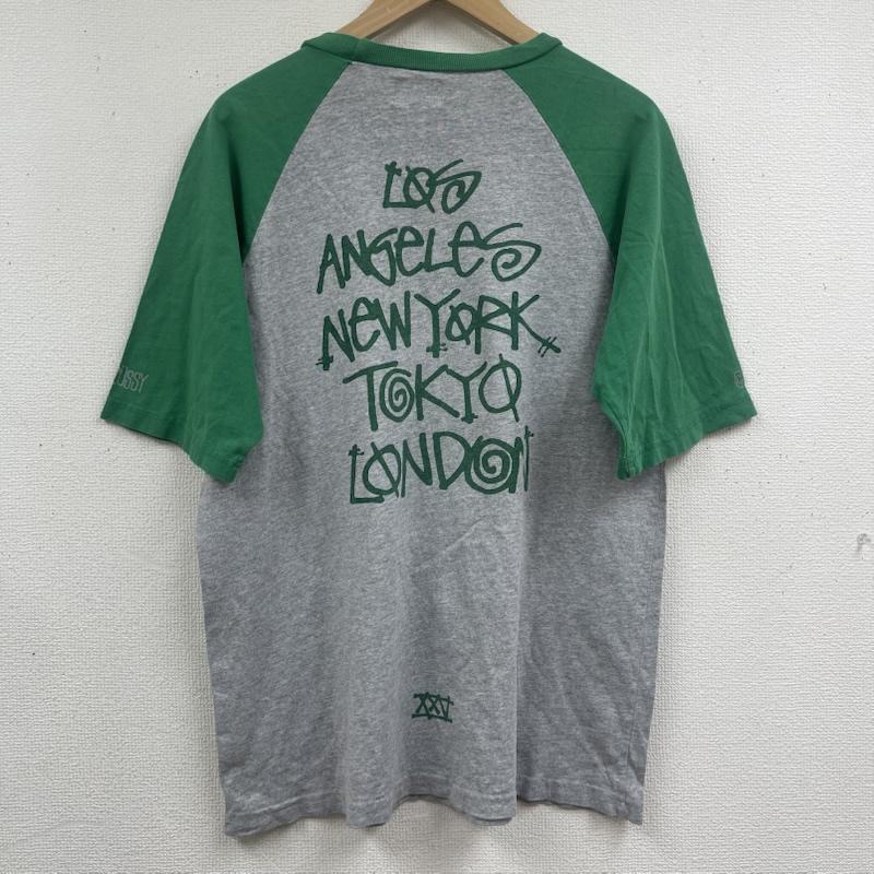 ステューシー STUSSY Tシャツ 半袖 90s 00s Old Stussy ラグランスリーブ ロゴ プリント Tシャツ M 白 / ホワイト / white メンズ USED 古着 中古 50164511