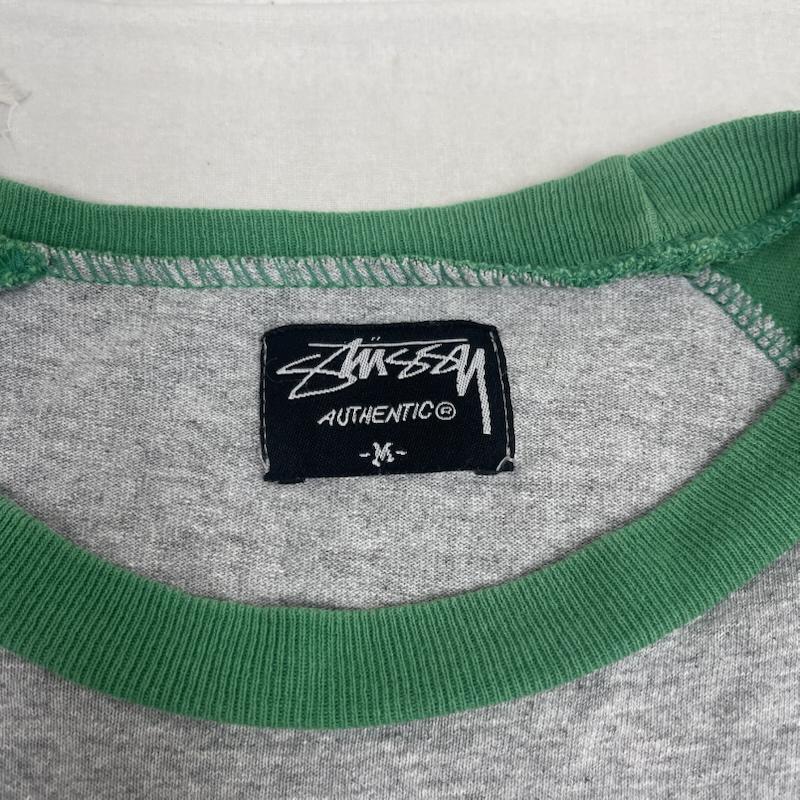ステューシー STUSSY Tシャツ 半袖 90s 00s Old Stussy ラグランスリーブ ロゴ プリント Tシャツ M 白 / ホワイト / white メンズ USED 古着 中古 50164511