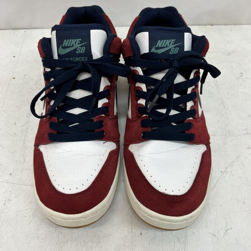 ナイキ NIKE スニーカー スニーカー SB AIR FORCE 2 LOW AO0300-600 エアフォース 27.5cm 赤 / レッド / red X 白 / ホワイト / white メンズ USED 古着 中古 50164514