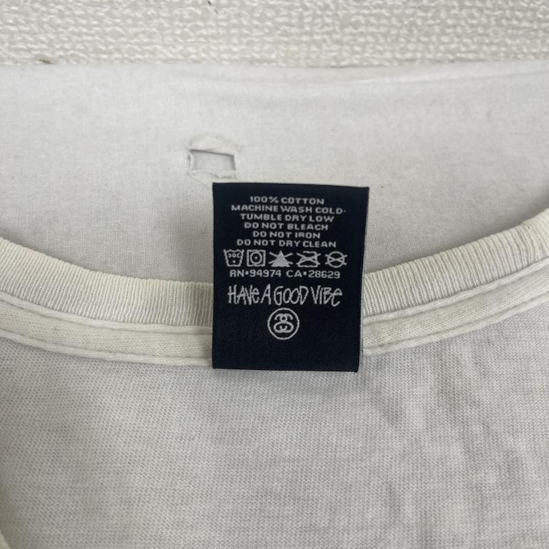 ステューシー STUSSY Tシャツ 半袖 J.Dilla WT コラボ ワールドツアー プリント Tシャツ カットソー XL 白 / ホワイト / white メンズ USED 古着 中古 50164515