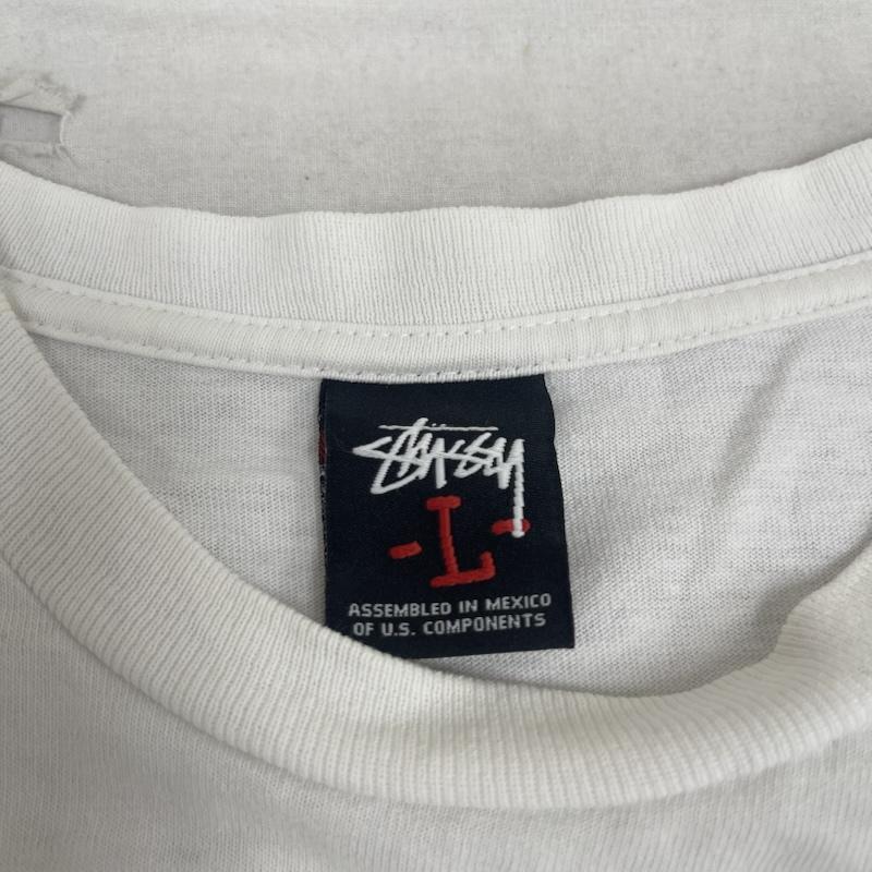 ステューシー STUSSY Tシャツ 半袖 90s 00s OLD STUSSY グラフィック プリント Tシャツ L 白 / ホワイト / white メンズ USED 古着 中古 50164517