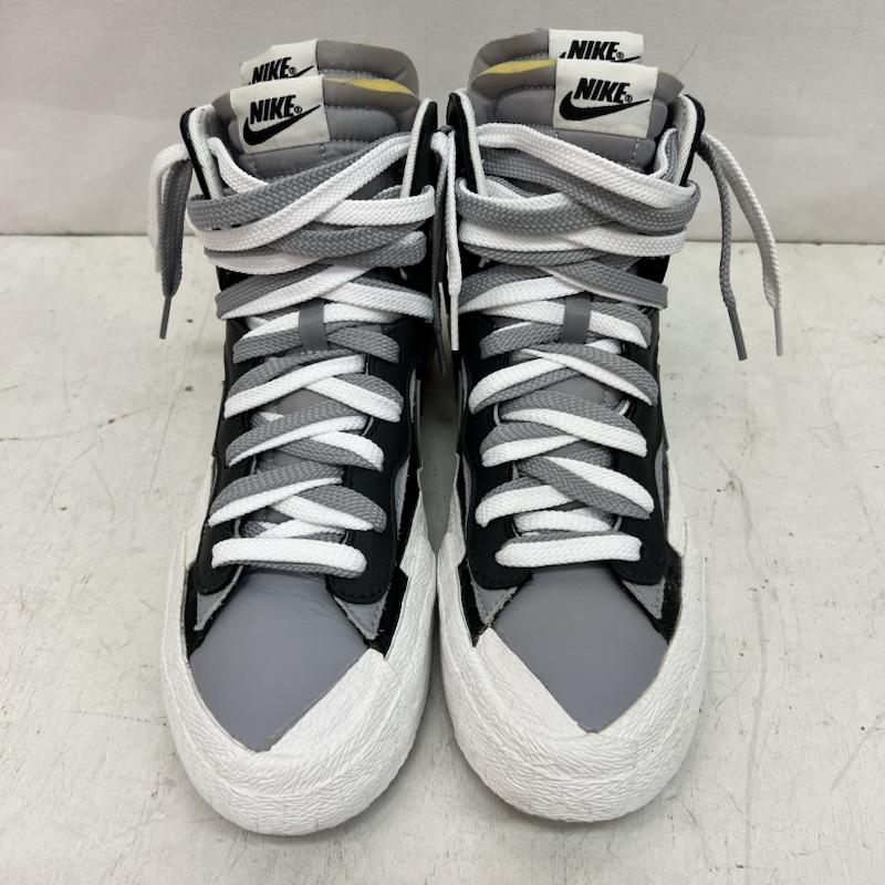 ナイキ NIKE スニーカー スニーカー SACAI × BLAZER MID サカイ ブレーザー BV0072-002 27.5cm 黒 / ブラック / black X 灰 / グレー / gray メンズ USED 古着 中古 50164520
