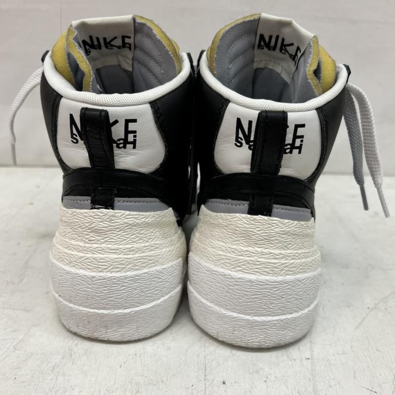ナイキ NIKE スニーカー スニーカー SACAI × BLAZER MID サカイ ブレーザー BV0072-002 27.5cm 黒 / ブラック / black X 灰 / グレー / gray メンズ USED 古着 中古 50164520