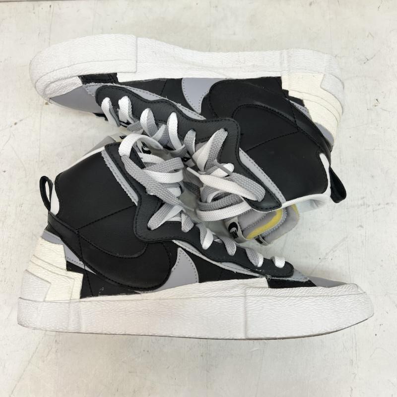 ナイキ NIKE スニーカー スニーカー SACAI × BLAZER MID サカイ ブレーザー BV0072-002 27.5cm 黒 / ブラック / black X 灰 / グレー / gray メンズ USED 古着 中古 50164520