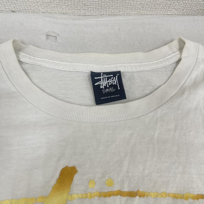 ステューシー STUSSY Tシャツ 半袖 00s World Tour ゴールドカラー ロゴ グラフィック プリント Tシャツ S 白 / ホワイト / white メンズ USED 古着 中古 50164522
