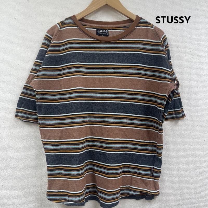 ステューシー STUSSY Tシャツ 半袖 90s 00s OLD STUSSY マルチボーダー柄 Tシャツ カットソー M マルチカラー / マルチカラー / multicolor メンズ USED 古着 中古 50164523