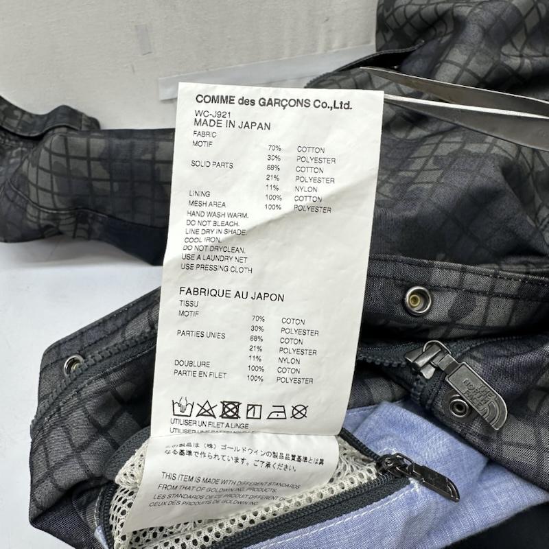 ジュンヤワタナベコムデギャルソンマン JUNYA WATANABE COMME des GARCONS MAN ジャケット、上着 ジャンパー、ブルゾン 19SS THE NORTH FACE ナイロン ジャケット WC-J921 M 黒 / ブラック / black X 灰 / グレー / gray メンズ USED 古着 中古 50164524