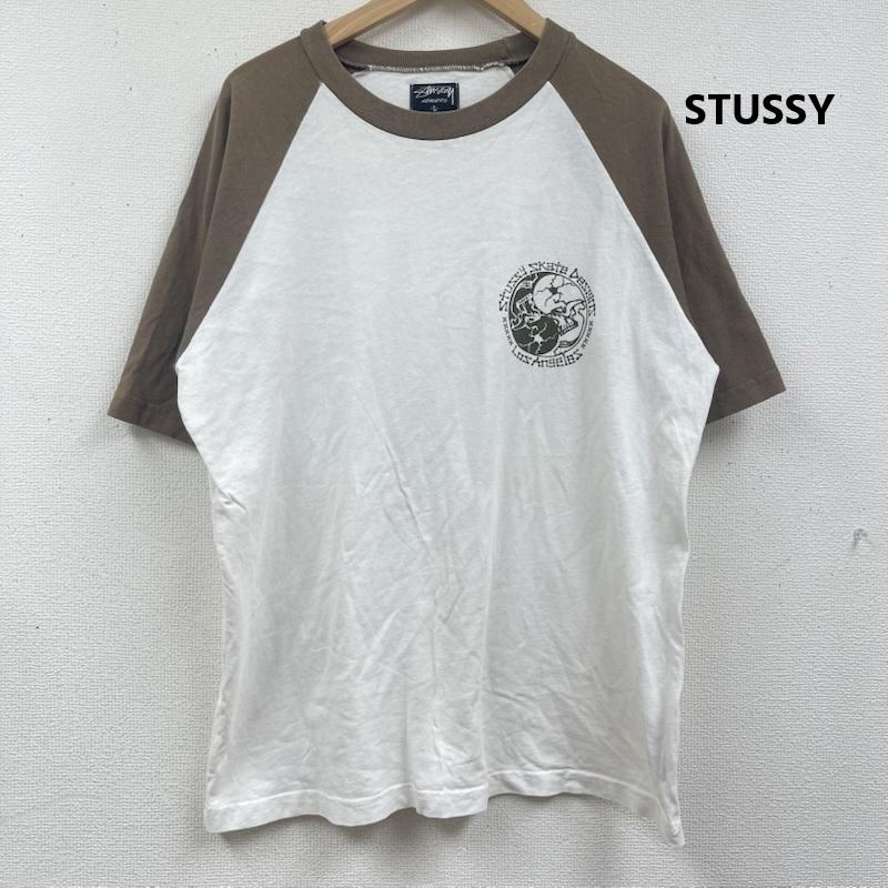 ステューシー STUSSY Tシャツ 半袖 00s OLD STUSSY 陰陽スカル YIN AND YANG SKULL Tシャツ L 茶 / ブラウン / brown メンズ USED 古着 中古 50164525