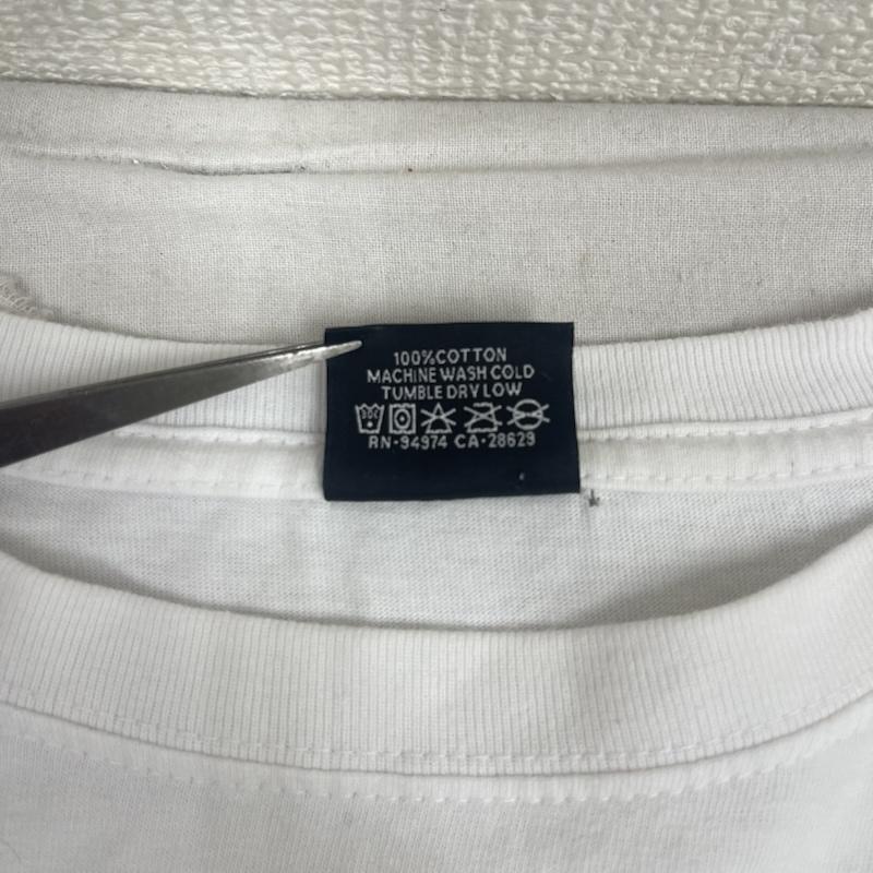 ステューシー STUSSY Tシャツ 半袖 00s Basic Stussy バック プリント ロゴ Tシャツ カットソー L 白 / ホワイト / white メンズ USED 古着 中古 50164528