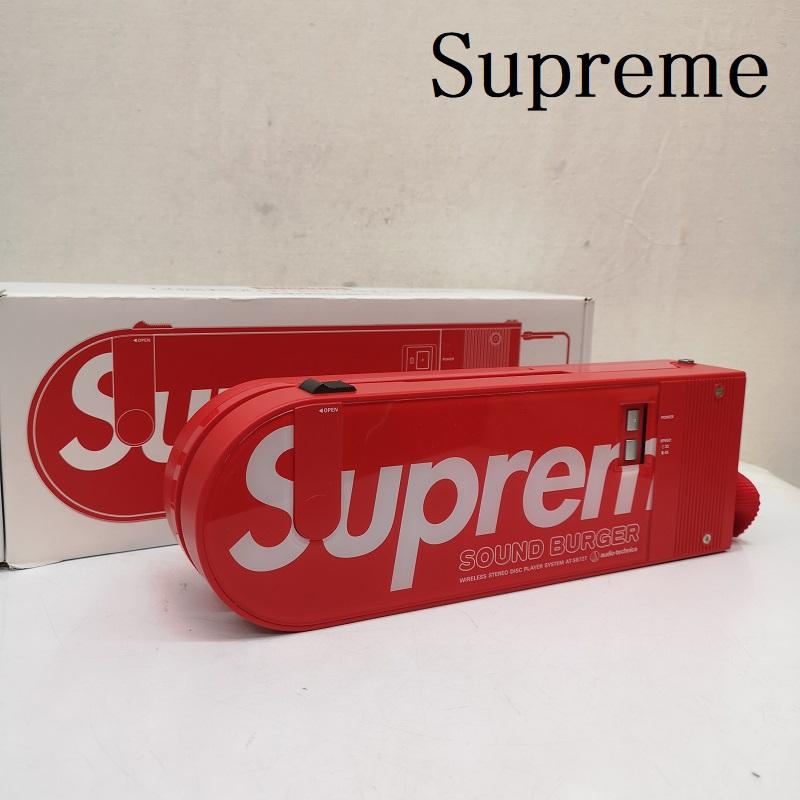 シュプリーム Supreme ファッション小物 ファッション小物 動作確認済み 24AW Audio Technica Sound Burger レコード プレーヤー - 赤 / レッド / red メンズ USED 古着 中古 50164529