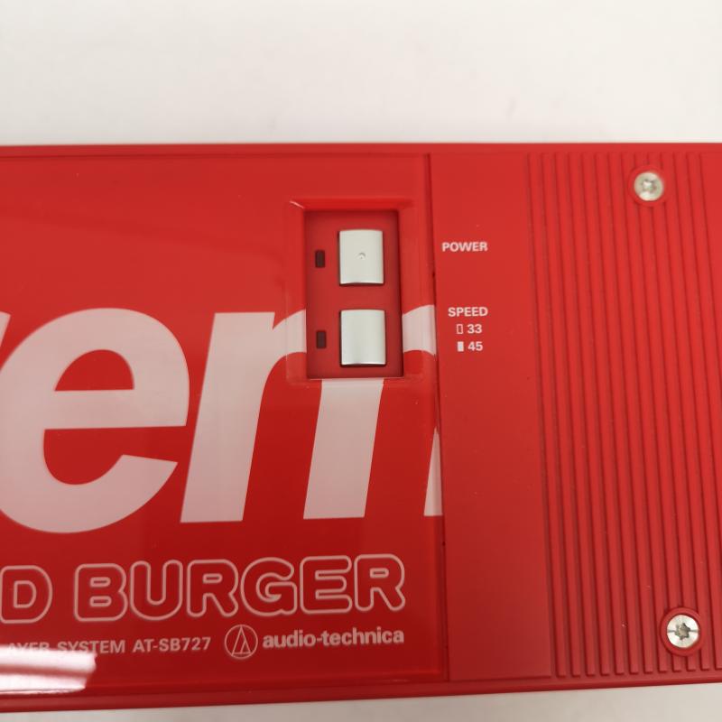シュプリーム Supreme ファッション小物 ファッション小物 動作確認済み 24AW Audio Technica Sound Burger レコード プレーヤー - 赤 / レッド / red メンズ USED 古着 中古 50164529
