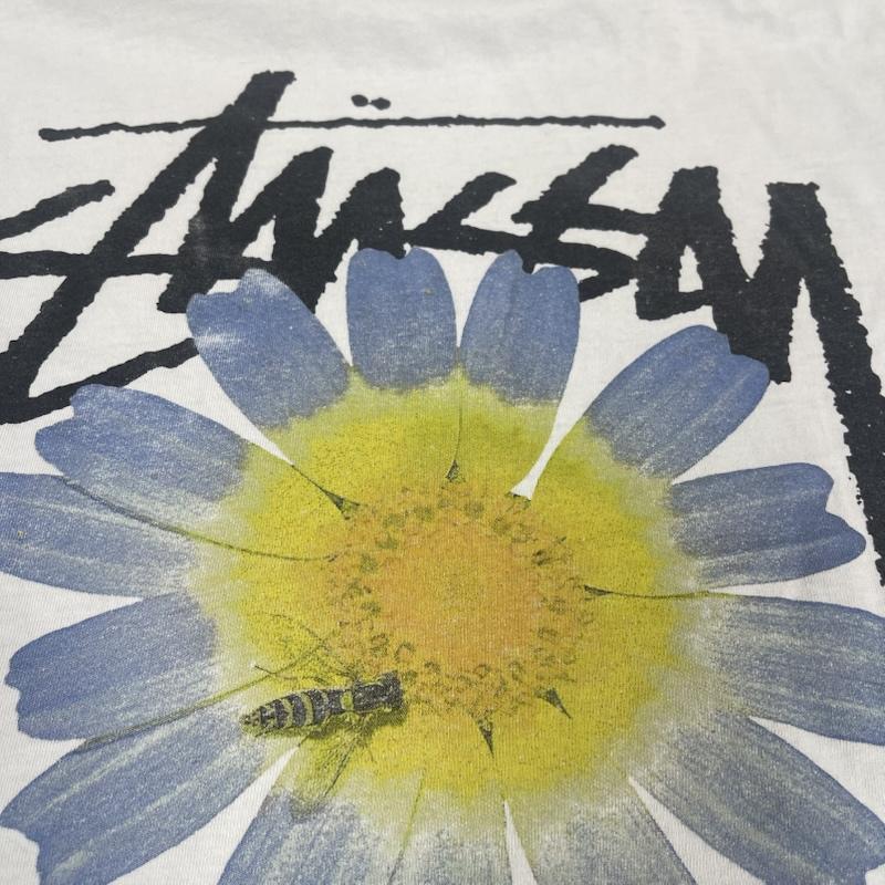 ステューシー STUSSY Tシャツ 半袖 ITP FLOWER TEE グラフィック プリント Tシャツ カットソー XL 白 / ホワイト / white メンズ USED 古着 中古 50164530