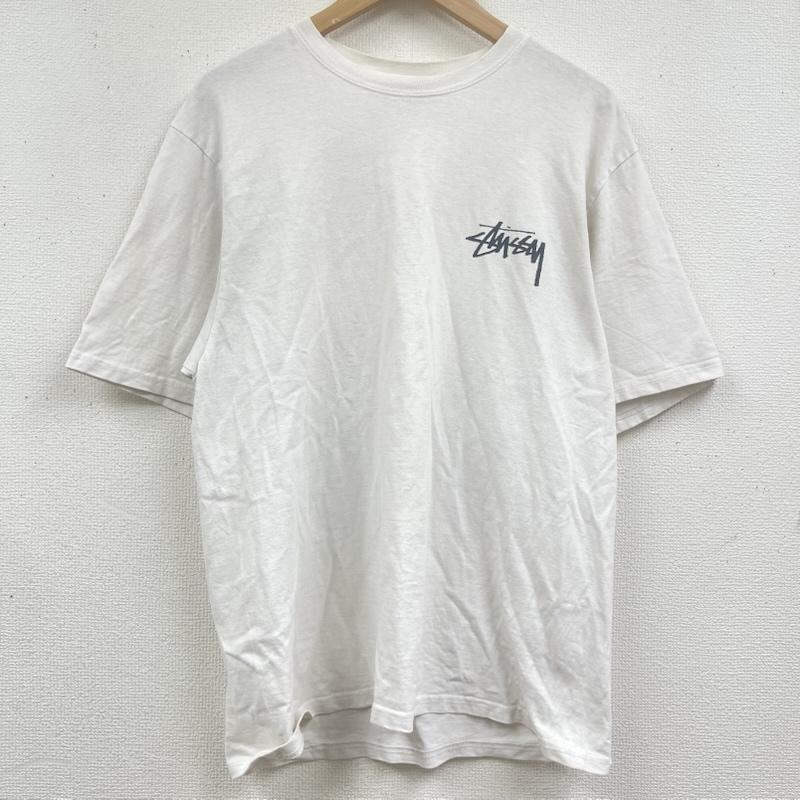 ステューシー STUSSY Tシャツ 半袖 00s WITHERED FLOWER TEE ストックロゴ プリント Tシャツ M 白 / ホワイト / white メンズ USED 古着 中古 50164535