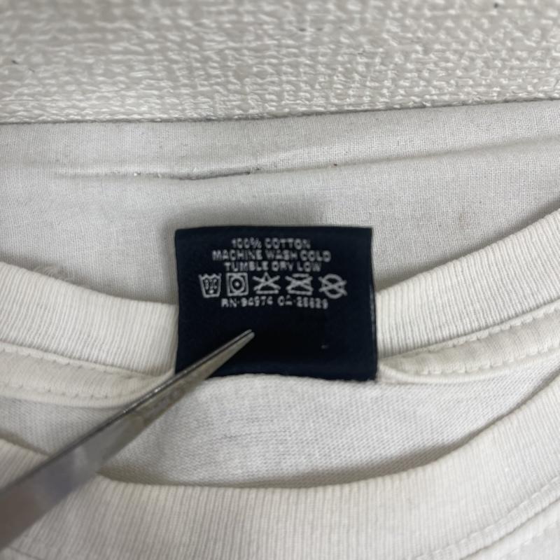 ステューシー STUSSY Tシャツ 半袖 00s WITHERED FLOWER TEE ストックロゴ プリント Tシャツ M 白 / ホワイト / white メンズ USED 古着 中古 50164535