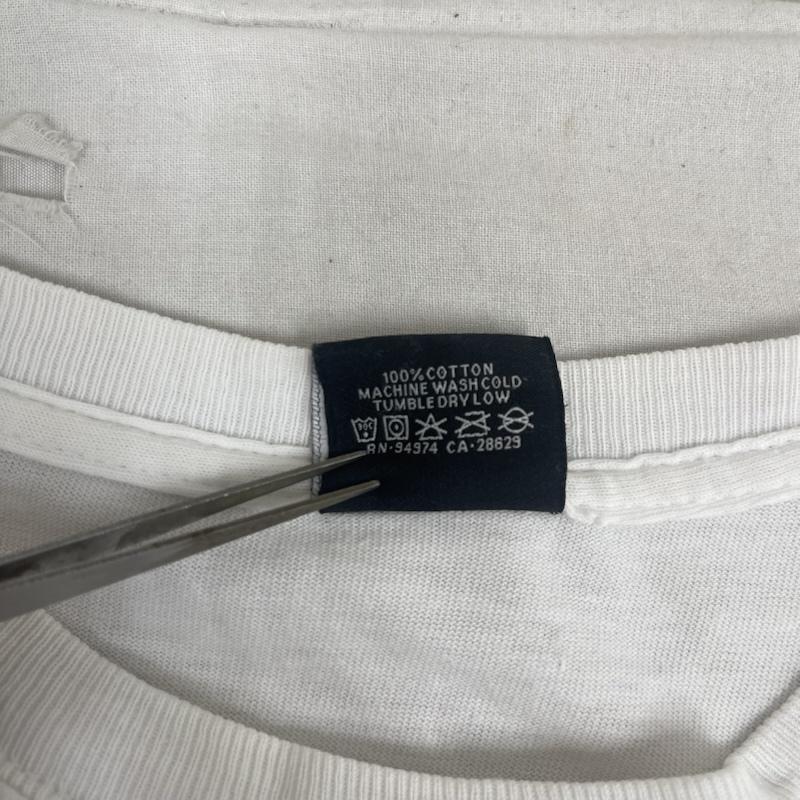 ステューシー STUSSY Tシャツ 半袖 00s 8ボール デザイン プリント Tシャツ カットソー L 白 / ホワイト / white メンズ USED 古着 中古 50164538
