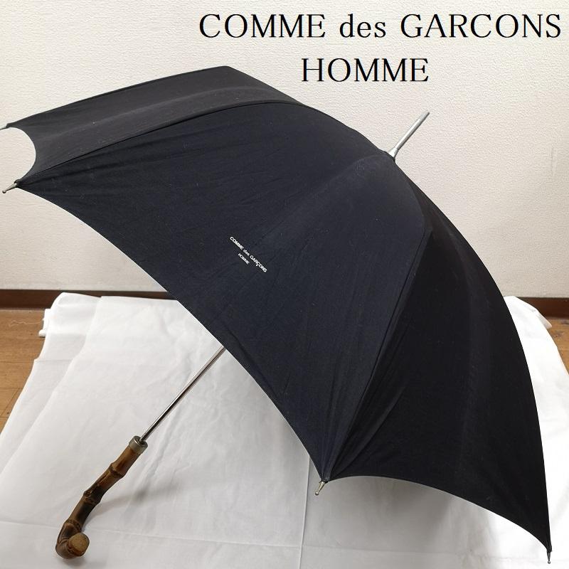 コムデギャルソンオム COMME des GARCONS HOMME ファッション小物 傘 90s ロゴ 傘 アンブレラ HK-001000 - 黒 / ブラック / black メンズ USED 古着 中古 50164539