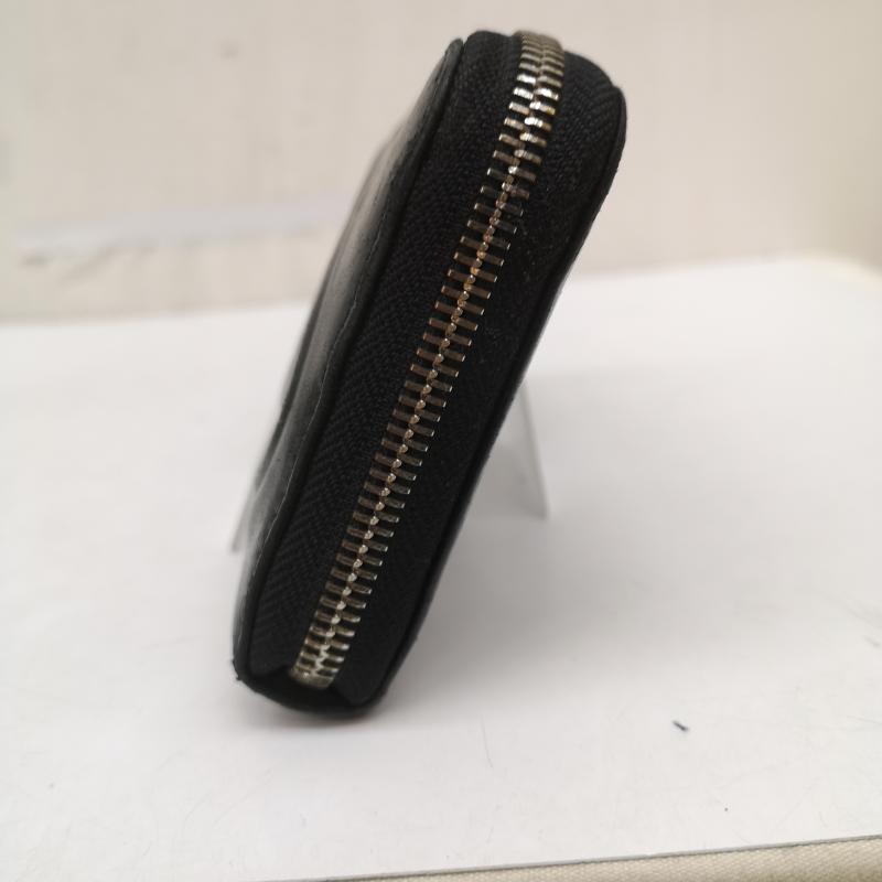 ディーゼル DIESEL 財布 長財布 ラウンドファスナー 長財布 エンボス D 立体 ロゴ - 黒 / ブラック / black メンズ USED 古着 中古 50164542
