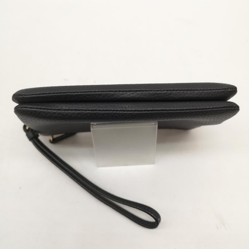 コーチ COACH ポーチ ポーチ クロスグレイン レザー コーナー ジップ リストレット ポーチ - 紺 / ネイビー / navy レディース USED 古着 中古 50164544