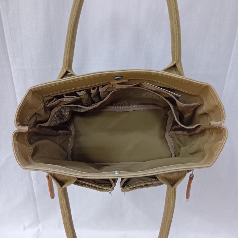 ポーター PORTER トートバッグ トートバッグ 吉田カバン FIELDシリーズ ミニトート ハンドバッグ ベージュ レザー - 無地 ベージュ / ベージュ / beige X 茶 / ブラウン / brown メンズ USED 古着 中古 50164546