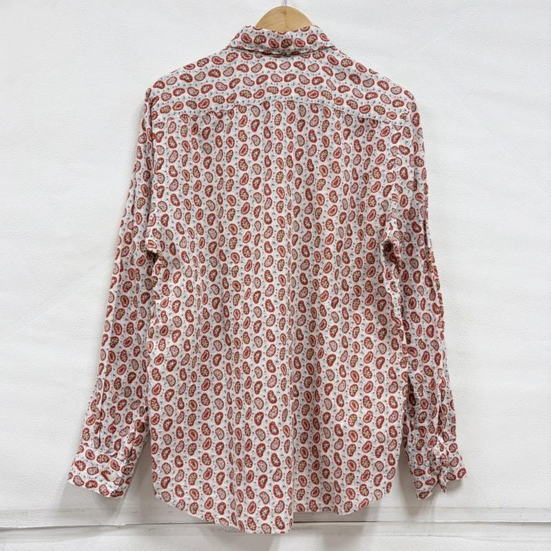 ジュンヤワタナベコムデギャルソンマン JUNYA WATANABE COMME des GARCONS MAN シャツ、ブラウス 長袖 長袖 ペイズリー シャツ WA-B004 S ペイズリー 赤 / レッド / red X 白 / ホワイト / white メンズ USED 古着 中古 50164547