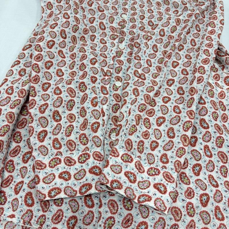 ジュンヤワタナベコムデギャルソンマン JUNYA WATANABE COMME des GARCONS MAN シャツ、ブラウス 長袖 長袖 ペイズリー シャツ WA-B004 S ペイズリー 赤 / レッド / red X 白 / ホワイト / white メンズ USED 古着 中古 50164547