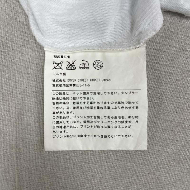ビアンカシャンドン Bianca Chandon Tシャツ 半袖 DOVER STREET MARKET コラボ ローズ グラフィック プリント Tシャツ S 白 / ホワイト / white メンズ USED 古着 中古 50164554