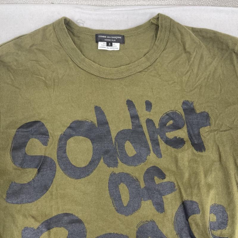 コムデギャルソンオムプリュス COMME des GARCONS HommePlus Tシャツ 半袖 15ss Soldier of Peace スローガン袖切り替え Tシャツ po-t013 S マルチカラー / マルチカラー / multicolor メンズ USED 古着 中古 50164556
