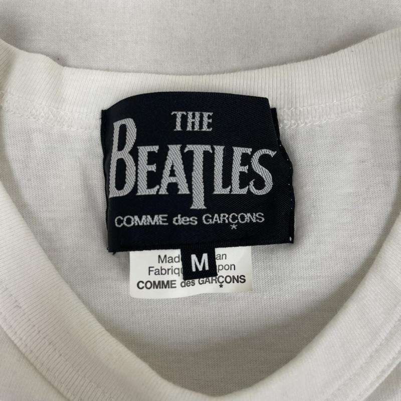 コムデギャルソン COMME des GARCONS Tシャツ 半袖 THE BEATLES コラボ ユニオンジャック プリント Tシャツ M 白 / ホワイト / white メンズ USED 古着 中古 50164559