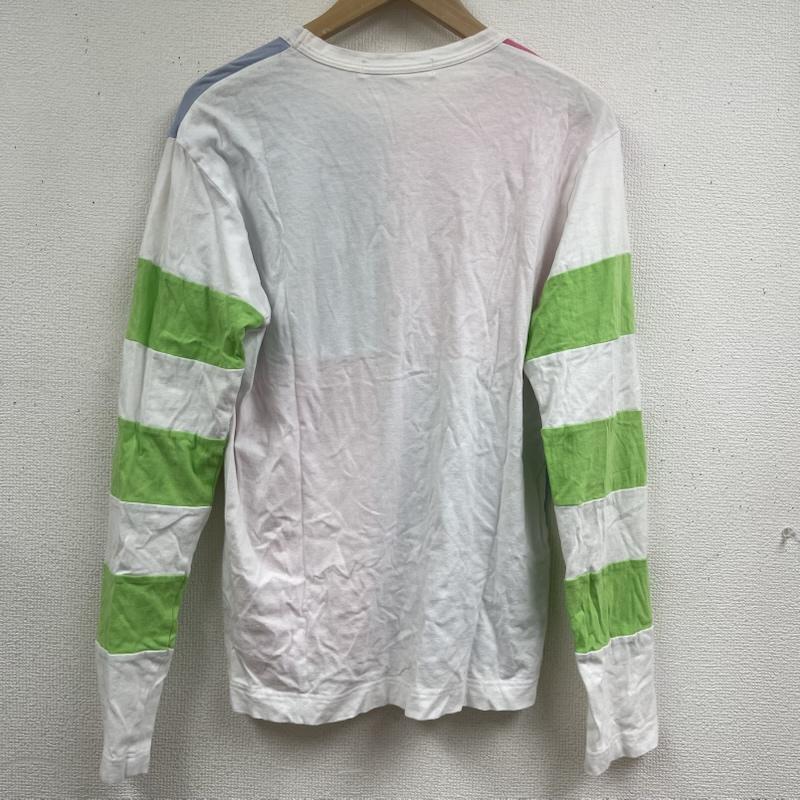 コムデギャルソンシャツボーイ COMME des GARCONS SHIRT BOY Tシャツ 長袖 19ss フランス製 Color Block Long Sleeve T-Shirt デザイン ロンT s27930 S マルチカラー / マルチカラー / multicolor メンズ USED 古着 中古 50164562