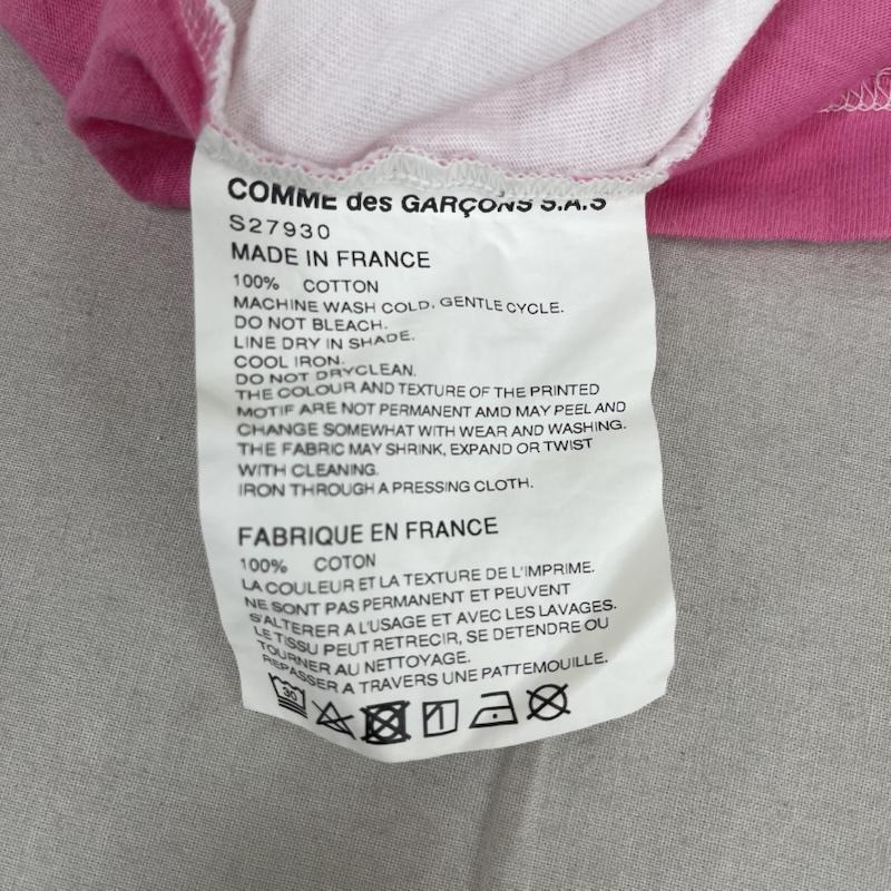 コムデギャルソンシャツボーイ COMME des GARCONS SHIRT BOY Tシャツ 長袖 19ss フランス製 Color Block Long Sleeve T-Shirt デザイン ロンT s27930 S マルチカラー / マルチカラー / multicolor メンズ USED 古着 中古 50164562