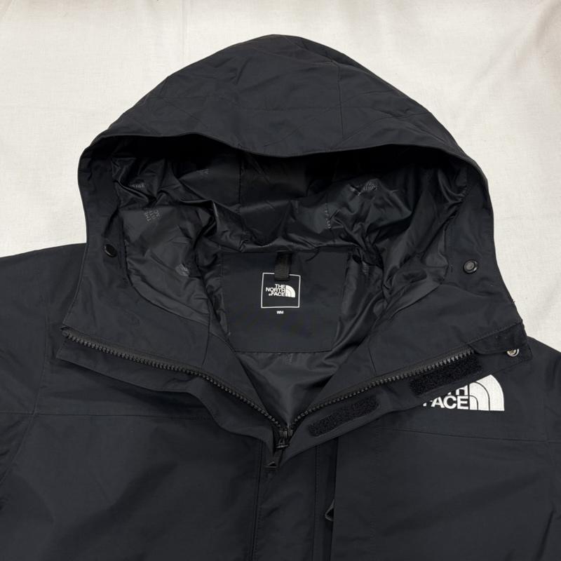 ザノースフェイス THE NORTH FACE ジャケット、上着 ジャンパー、ブルゾン SnowPark Jacket スノーパークジャケット NS62401 スキーウェア スノボウェア ユニセックス ナイロン 参考定価 47300 M ワンポイント X ロゴ、文字 X 刺繍 黒 / ブラック / black X 白 / ホワイト / white レディース USED 古着 中古 50164563
