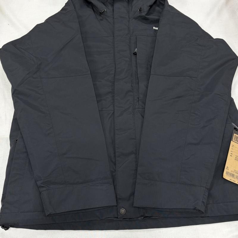 ザノースフェイス THE NORTH FACE ジャケット、上着 ジャンパー、ブルゾン SnowPark Jacket スノーパークジャケット NS62401 スキーウェア スノボウェア ユニセックス ナイロン 参考定価 47300 M ワンポイント X ロゴ、文字 X 刺繍 黒 / ブラック / black X 白 / ホワイト / white レディース USED 古着 中古 50164563