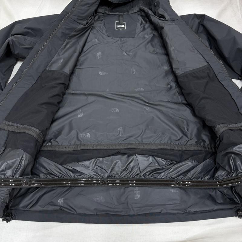 ザノースフェイス THE NORTH FACE ジャケット、上着 ジャンパー、ブルゾン SnowPark Jacket スノーパークジャケット NS62401 スキーウェア スノボウェア ユニセックス ナイロン 参考定価 47300 M ワンポイント X ロゴ、文字 X 刺繍 黒 / ブラック / black X 白 / ホワイト / white レディース USED 古着 中古 50164563