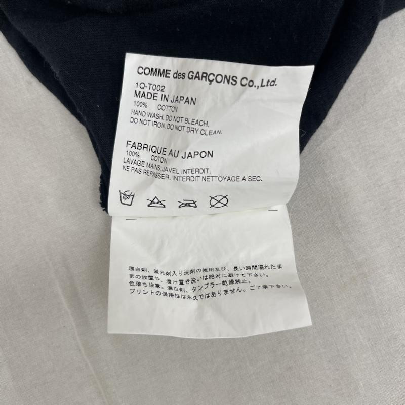 ブラックコムデギャルソン BLACK COMME des GARCONS Tシャツ 半袖 16ss Filip Pagowskiv フィリップ・パゴウスキー コラボ プリント Tシャツ M 黒 / ブラック / black メンズ USED 古着 中古 50164565