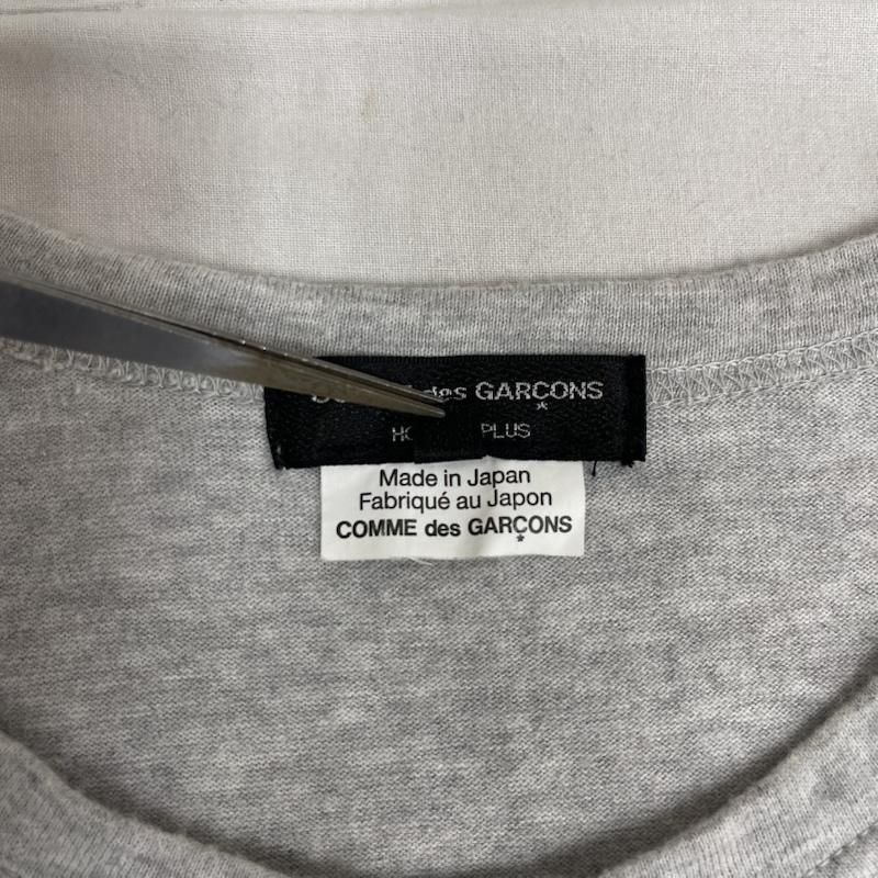 コムデギャルソンオムプリュス COMME des GARCONS HommePlus Tシャツ 半袖 09ssドッキング デザイン フェイク カーディガン Tシャツ カットソー S 灰 / グレー / gray メンズ USED 古着 中古 50164568